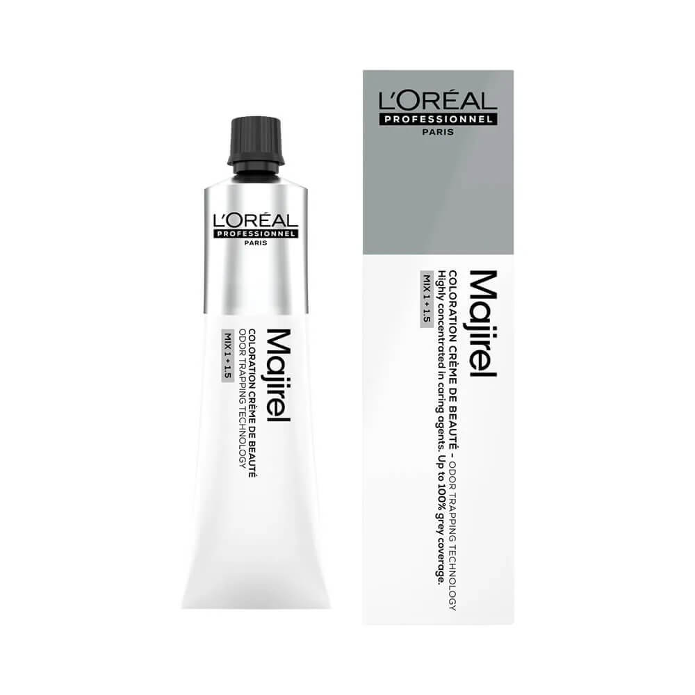 Imagem detalhada do tubo da coloração Majirel L'Oréal Professionnel Preto 60g